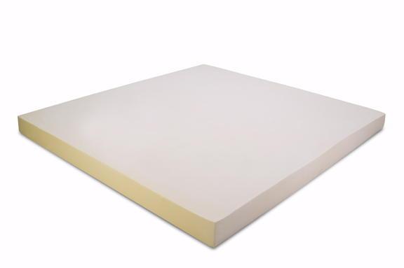 Waterproof Mattress Cover and Full / Double Size 4 Inch Thick 3 Pound Density Visco Elastic Memory Foam Mattress Bed Topper Made in the USA