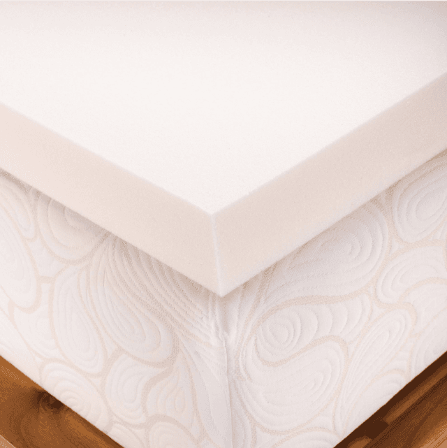 Twin Size 4 Inch Thick  Firm Conventional Polyurethane Foam Mattress Pad Bed Topper Made in the USA