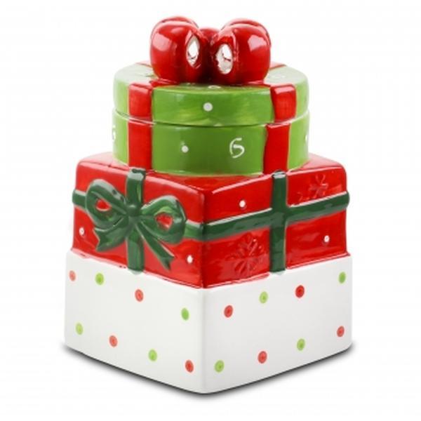 113251.01 7.5 in. Christmas Estate Gift Box Holiday Cookie Jar