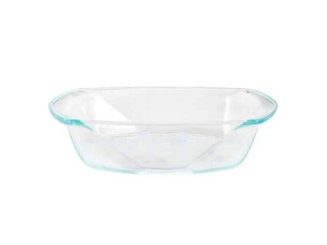 143837.01 12.6 x 8.3 in. x 2.8 in. Carnegie Hill Tempered Glass Lasagna Pan with Built-in Handles