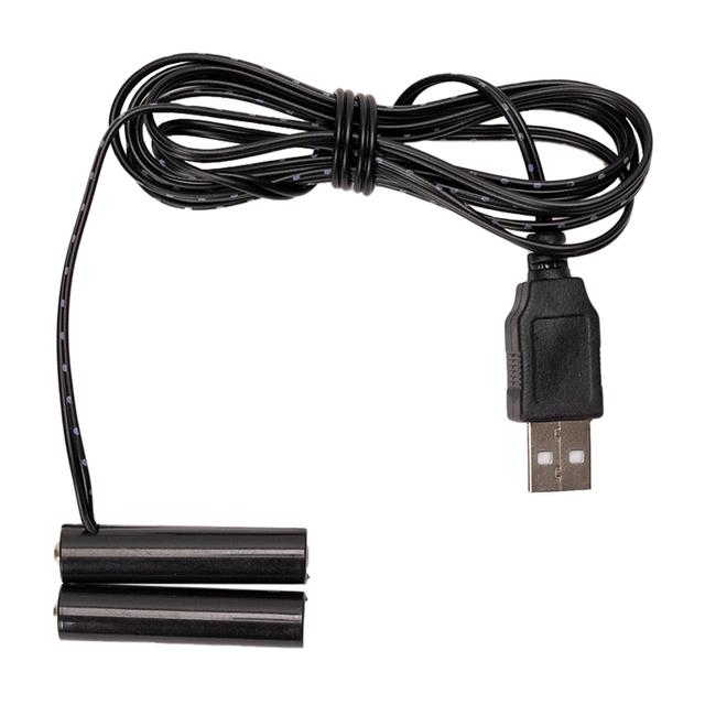 58 in. Lead Wire Plastic 2 x AAA Replacement Battery, Black - Set of 3