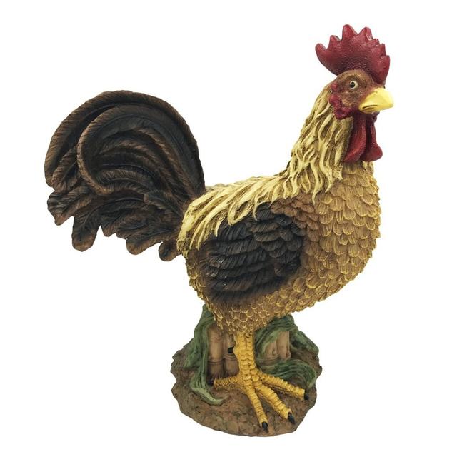 HO-H8-C114 Resin Rooster Figurine