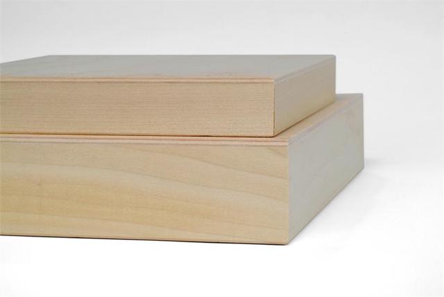 8 x 8 in. Flat Birch Painting Panel - Natural