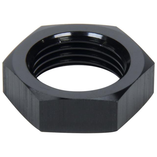 12 in. Body Brass Bulkhead Nut, Black