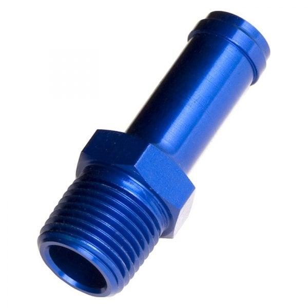 10 Od Hose Nipple To -08 NPT Male - Straight - Blue