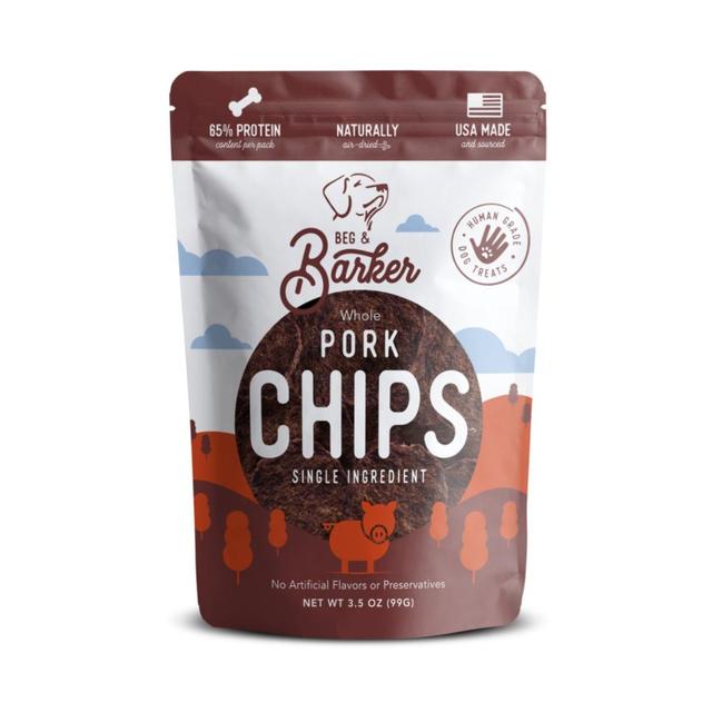 850015093395 3.5 oz Pork Heart Chips Dog Treats