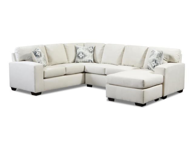 Ian Corner Sectional with Right Facing Chaise, Beige