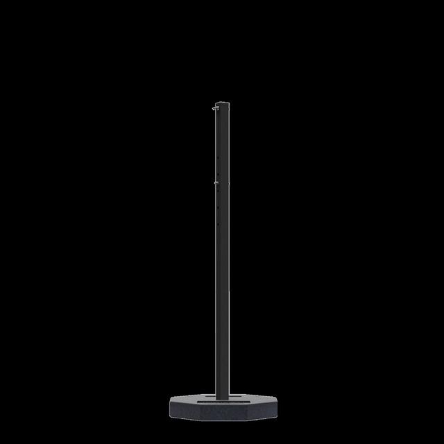 UV800RB30-60BKPK Plasticade Mobile Parking Lot Post