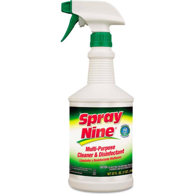 B1872653 32 oz Spray Nine Multi-Purpose Cleaner & Disinfectant, 12 Bottles