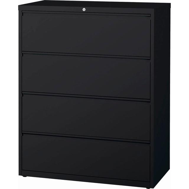 42 in. HL10000 Series Lateral File with 4-Drawer - Black