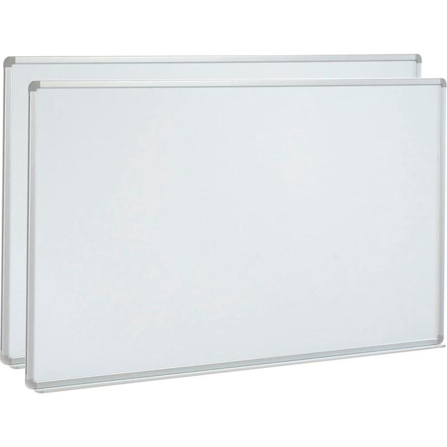 Global Industrial 695654PK Porcelain Dry Erase White Board - 60 x 48 in. - Pack of 2