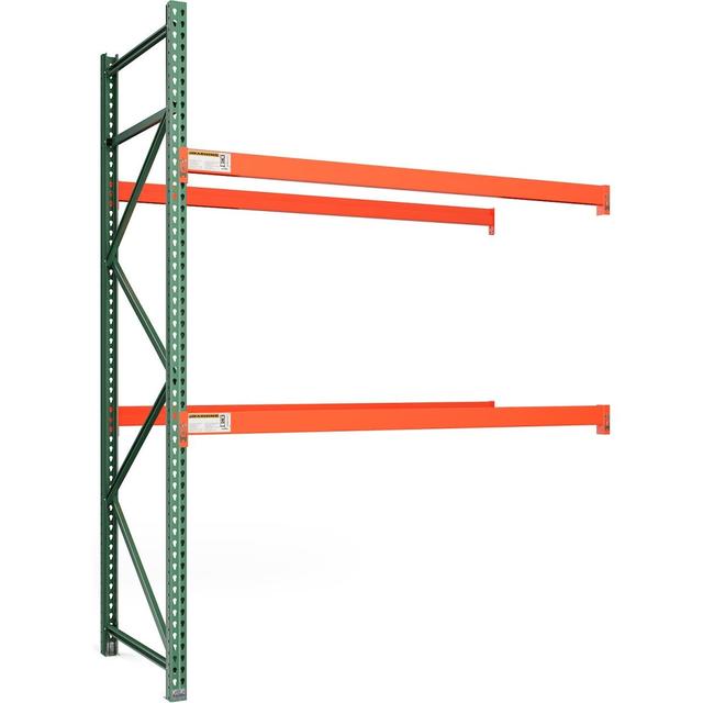 Global Industrial 796593NA Bolted Teardrop Pallet Rack Add-On - 96 x 42 x 120 in. - 7160 lbs Shelf Capacity