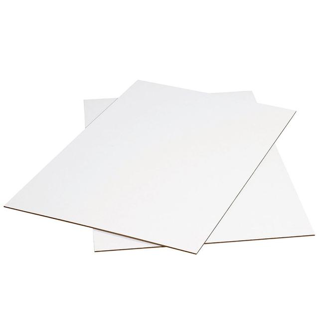 Global Industrial B2276730 Corrugated Sheets - 36 x 36 in. - White