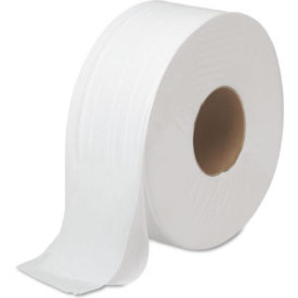 B2686348 JRT Bath Tissue - Jumbo - Septic Safe - 2-Ply - White - 3.3 in. x 1000 ft. - 12 Rolls per Case