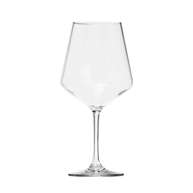 521127 Tritan Plastic Stemmed All Purpose Wine Glasses, Clear - Set of 4