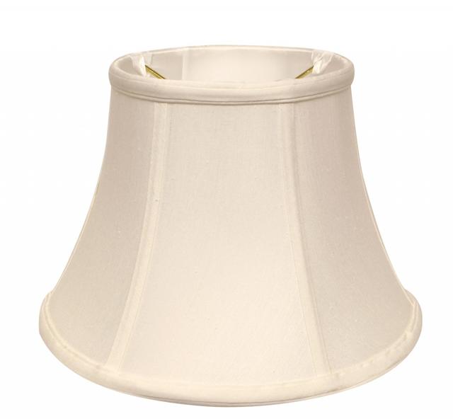 18 in. White Drum Monay Shantung Lampshade