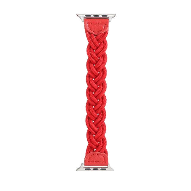 Braided Nylon Band for 38&#44; 40 & 41mm Apple Watch - Red