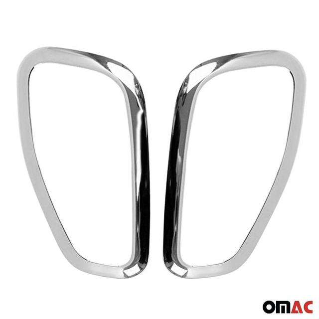 1708152 Chrome ABS Gloss Tailgate Trim for 2014 Jeep Renegade, Silver - 2 Piece