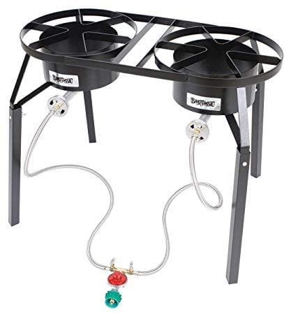 7351950 2-Burner Patio Stove with Griddle Tapper