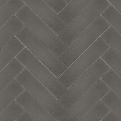 2 x 8 in. Cement Tiles Brick Charcoal - Box of 12