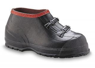 617-T469-BLM-100 5 in. 2 - Buckle Rubber Supersized Mens Overshoes, Black