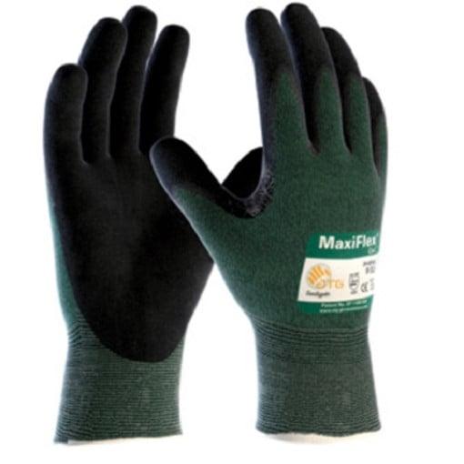 112-34-8743-S Small MaxiFlex Cut Engineered Yarn Cut Resistant Gloves with Nitrile Coating, Black