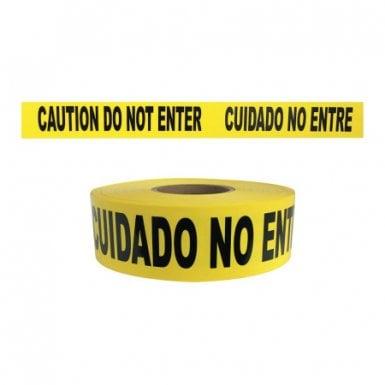 764-SB3102Y9 2 mil Caution Do Not Enter Barricade Tape, Yellow