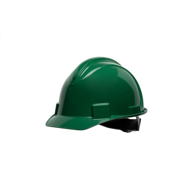 068-NSB11004 Short Brim Vented Hard Hat&#44; Green