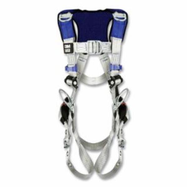 098-1401164 X100 Comfort Vest Retrieval Safety Harness - Back-Front-Hip D-Rings - Pass-Thru & Tongue Buckle, Gray - Extra Large
