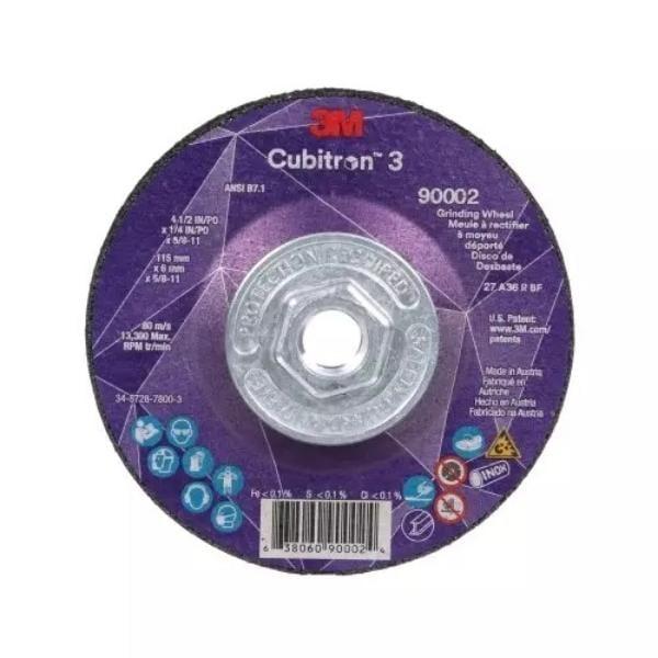 4.5 x 0.25 x 0.62 in.-11 3 Depressed Center Grinding Wheel