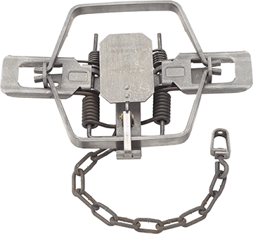 No.4 Silver Coil Spring Trap