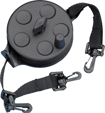 21894KY 30 ft. Reel-A-Strap Hoist&#44; Black