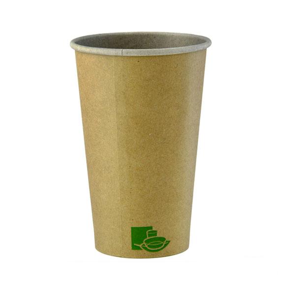 20 oz Zen Kraft Recyclable Paper Cups&#44; 3.54 x 6.3 in.