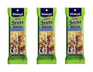 3 oz Crunch Sticks Treats - Rabbits&#44; Guinea Pigs & Hamsters