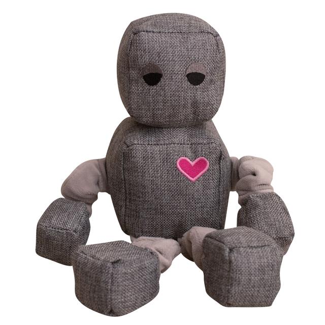 712024 13 in. Ryder the Robot Grey Dog Toys