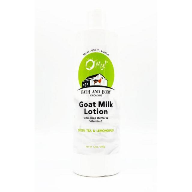 708286 12 oz Green Tea Lemongrass Goat Milk Lotion