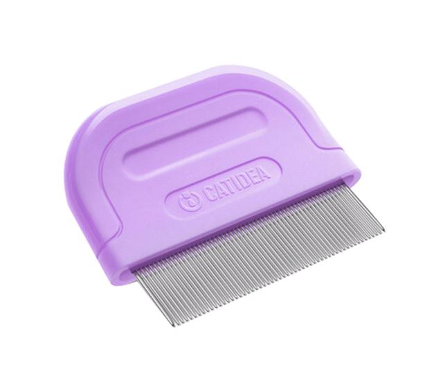 Mini Fashion Grooming for Dogs & Cats Flea Combs&#44; Purple