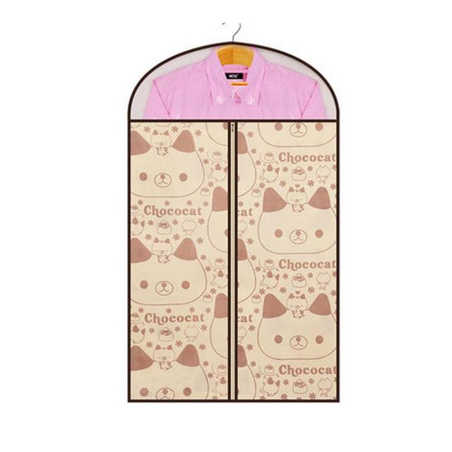 Zipped Suit Bags Garment Clothes Covers Reusable Dust Proof Garment Bag&#44; Multi Color - Set of 2