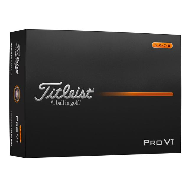 107728 2025 ProV1 High Number Golf Balls - Pack of 12