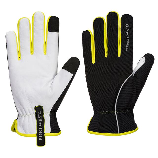 A776BKYXL PW3 Winter Glove, Black & Yellow - Extra Large