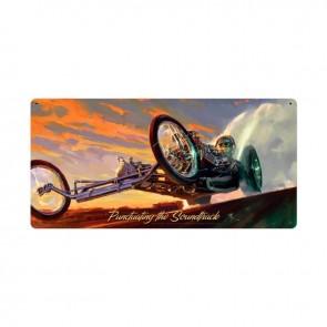 Punctuating The Sound Track Vintage Metal Sign