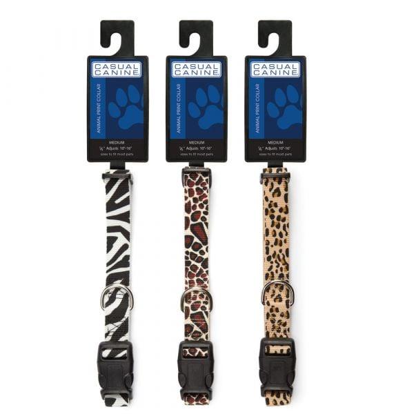 ZA15161 14 11 14-20 in. Animal Print Collar Giraffe