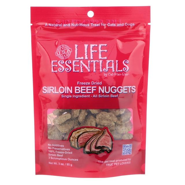 Freeze-Dried Beef Nuggets Food for Dog & Cat - Beef - 3 oz
