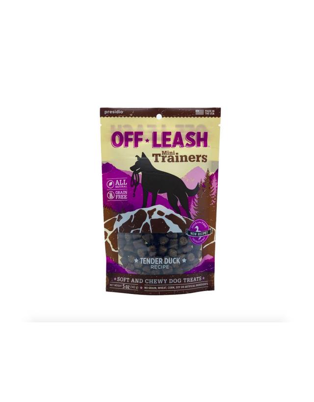 30200683 5 oz Off Leash Dog Training Treats - Tender Duck