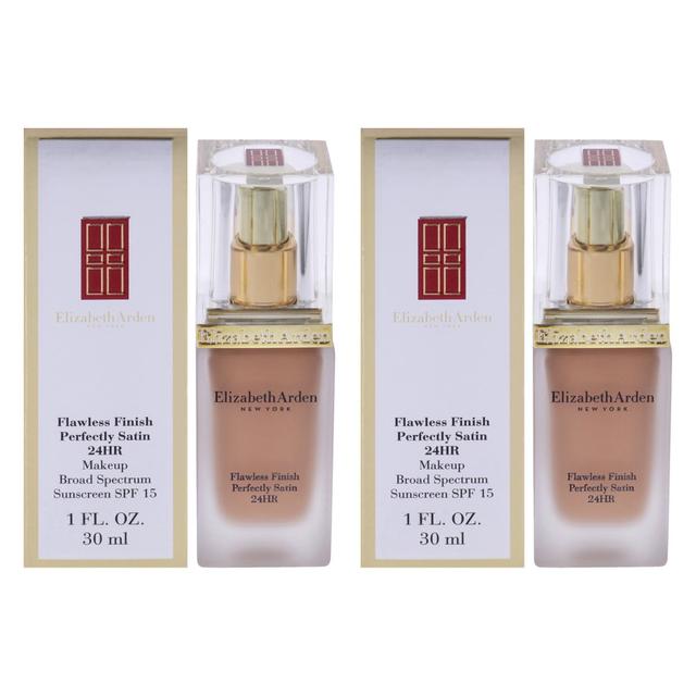 K0004303 1 oz Flawless Finish Perfectly Satin 24HR Makeup SPF 15 Foundation - 14 Caramel - Pack of 2