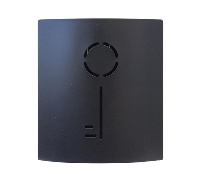 Wall Mounted Key Keeper Black - 8 Stainless Steel Hooks - 8in. x 6in. x 1.5in.