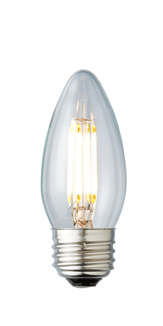 LTB10C35024MB B10 3.5W 2400K E26 Decor Lamp Bulb, Clear