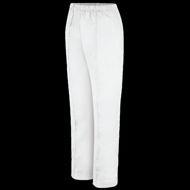 PP73WH-18-32 Womens Poplin Pant, White - Size 18 - 32 in. Inseam