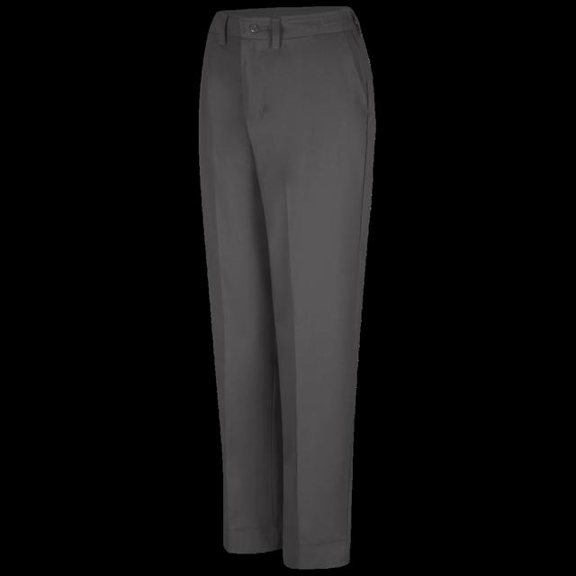 PT61CH-08-27 Womens Elastic Insert Work Pant, Charcoal - Size 8 - 27 in. Inseam