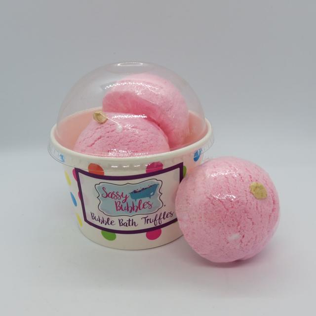 Cherry Almond Bubble Bath Truffle - Set of 5